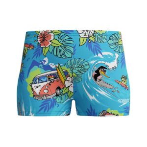 Speedo Boys Learn to Swim Digital Allover Aquashort - Picton Blue