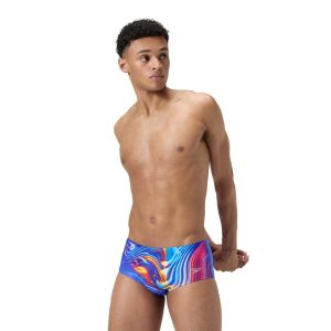 Speedo Mens 13.5cm Club Training Placement Brief - Cobalt Pop