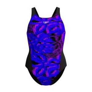 Speedo Womens Allover Digital Recordbreaker Swimsuit - Multi