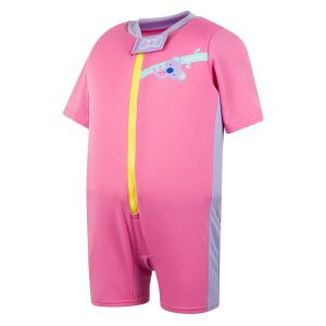 Speedo Kids Koala Printed Float Suit - Pink/Purple