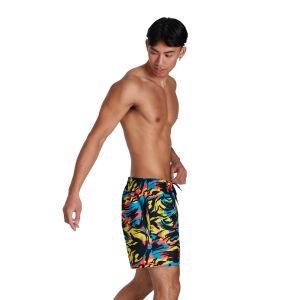 Speedo Mens Printed Leisure 16" Watershort - Yellow/Red