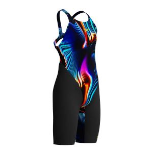 Speedo Girls Fastskin Junior Endurance+ Max Openback Kneeskin - Black