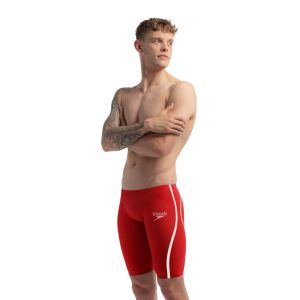 Speedo Mens Fastskin LZR Pure Intent 2 Jammer - Flame Red/White