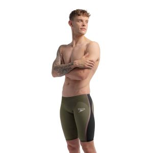 Speedo Mens Fastskin LZR Pure Intent 2 Jammer - Country Green/Black/Iridescent