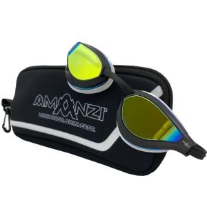 Amanzi Dominate Prismatic Mirror Goggle - Black