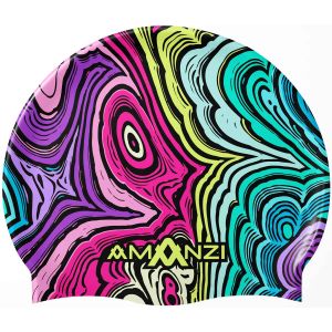 Amanzi Luna Glow Swim Cap - Multi