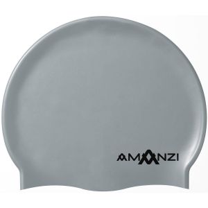 Amanzi Silver Swim Cap - Silver