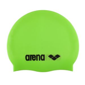 Arena Classic Silicone Swimming Cap - Green