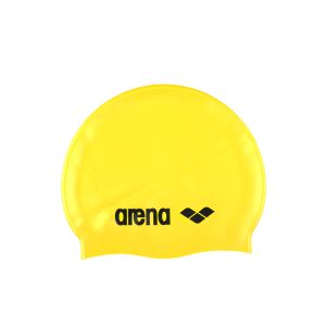 Arena Classic Silicone Swim Cap  - Yellow/Black