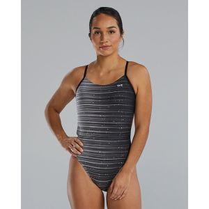 TYR Womens Speedwarp Cutoutfit Swimsuit - Titanium