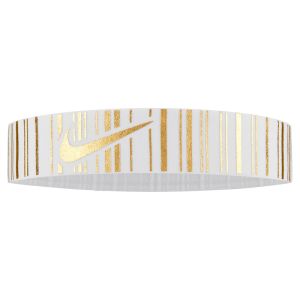 Nike Pro Metallic Headband - White