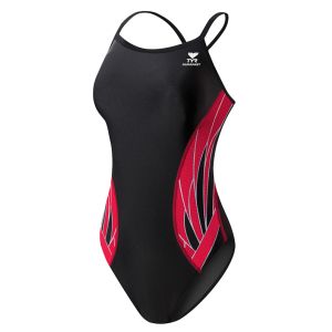 TYR Womens The Phoenix Diamondfit Swimsuit - Black/Red