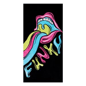 Way Funky Slurpee Cotton Towel - Black/Multi