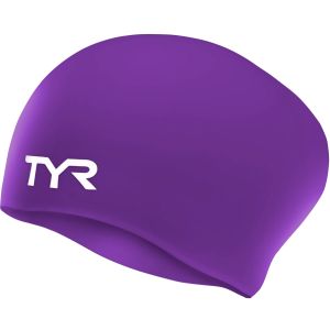 TYR Wrinkle Free Silicone Swimming Cap - Purple