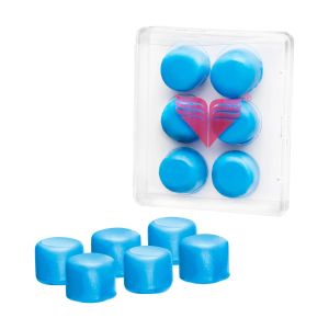 TYR Kids Soft Silicone Ear Plugs 6pk - Blue