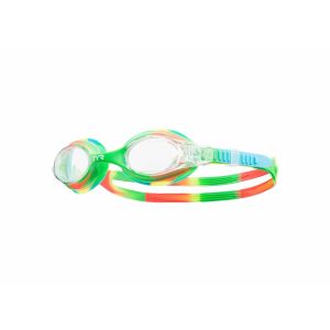 TYR Junior Swimple Tie Dye Goggles - Clear/Green/Orange/Tie Dye