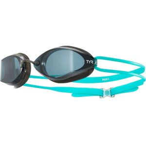 TYR Tracer X Nano Fit Racing Goggle - Turquoise/Black