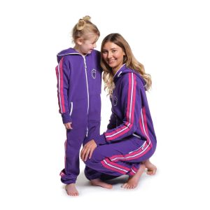 Swimzi Girls Purple Star Onesie - Purple