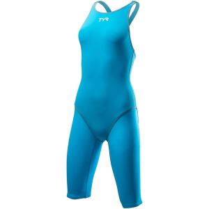 TYR Womens Thresher Openback Kneesuit - Blue