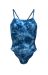 Nike Hydrastrong Cutout One Piece Swimsuit - Blue