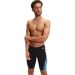 Speedo Mens Allover Digi V-Cut Jammer - Black/True Cobalt