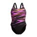 Speedo Womens HyperBoom Placement Muscleback Swimsuit - Black/Coral Sands