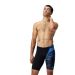 Speedo Mens Hyperboom V-Cut Jammer - Black/Cobalt Pop