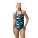 Speedo Womens HyperBoom Allover Medalist Swimsuit - Dark Teal