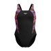 Speedo Womens HyperBoom Splice Muscleback Swimsuit - Black/Purple/Pink