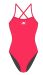 Womens AK Tieback Swimsuit - Neon Cherry