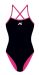 Womens AK Tieback Swimsuit - Black/Pink