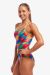 Funkita Ladies Stroked Diamond Back One Piece Swimsuit - Multi