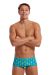 Funky Trunks Mens Bolted Classic Trunk - Blue/Green