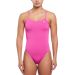 Nike Hydrastrong Solid Cutout One Piece - Fire Pink