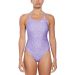 Nike Womens Hydrastrong Multi Print Fastback One Piece Swimsuit - Space Purple