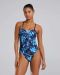 TYR Womens Reflecta Cutoutfit Swimsuit - Blue Ice