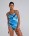 TYR Womens Mico Cutoutfit Swimsuit - Quartz