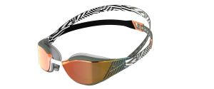 Speedo Fastskin Hyper Elite Mirror Goggle - Country Green/Black/Nectarne/White