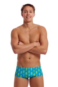 Funky Trunks Mens Bolted Classic Trunk - Blue/Green