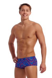 Funky Trunks Mens Frequency Classic Trunk - Blue/Red