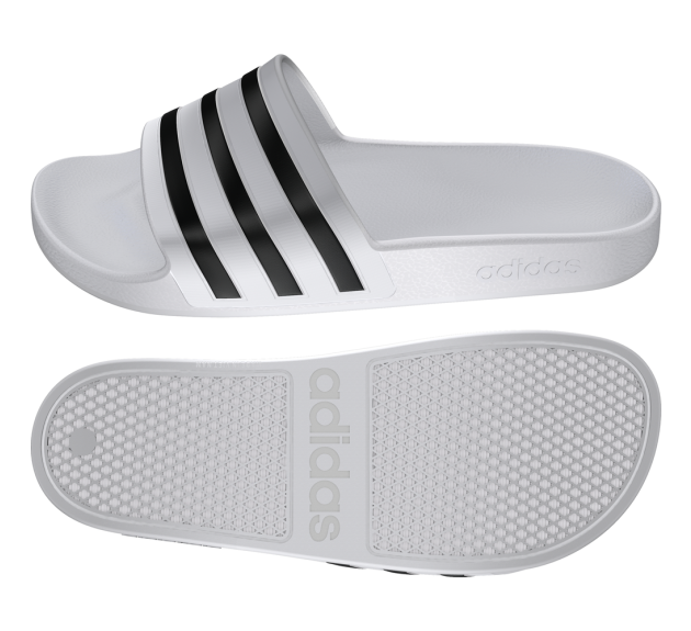 Adidas Adilette Aqua Slides White