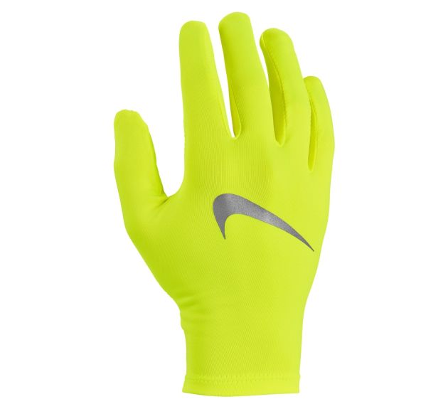 Nike Miler Running Gloves Green Running Gloves