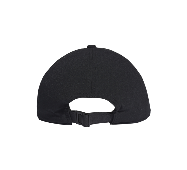 Adidas C40 6 Panel 3 Stripes Climalite Cap Black