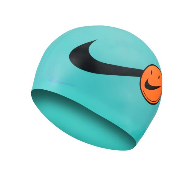 Nike Swim Nike Adult Have A Nike Day Silicone Cap nessc164339 in Washed Teal