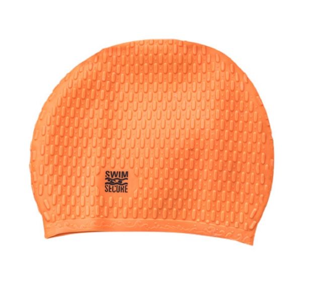 Swim Secure Bubble Swim Hat Orange