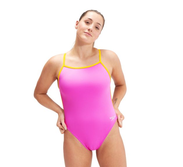 Speedo pink swimsuit online