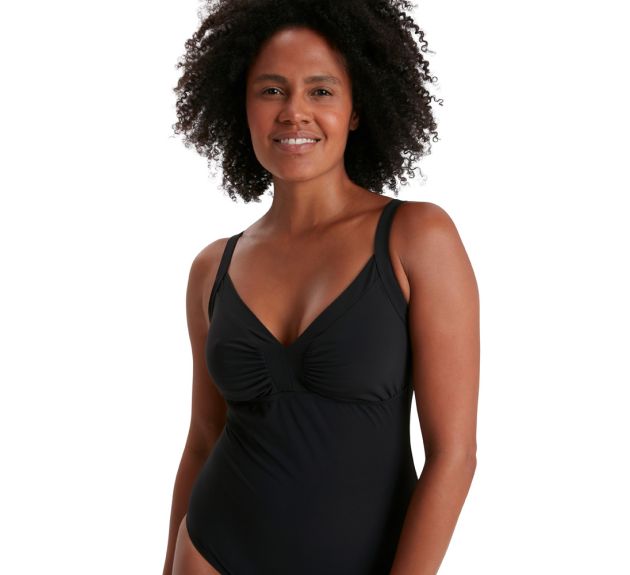 Speedo Women s Sculpture Watergem Swimsuit Black