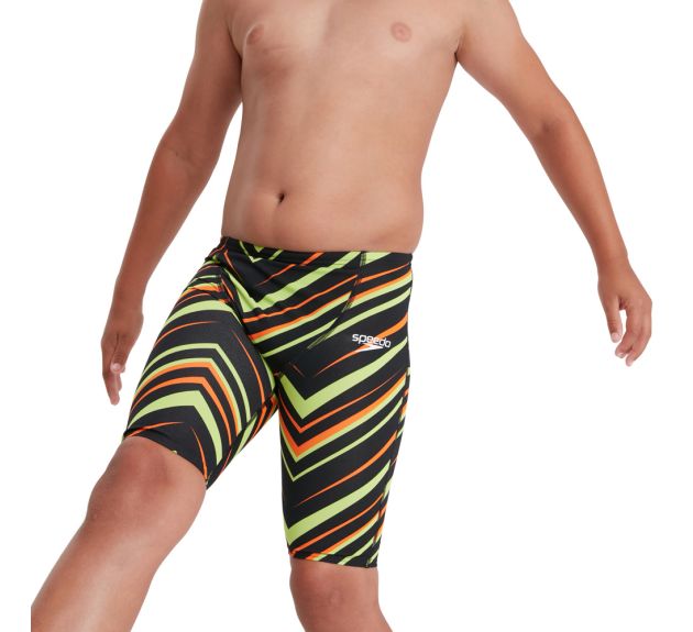 Speedo Fastskin Junior Endurance High Waist Jammer 8 09733g605 in Black Multi