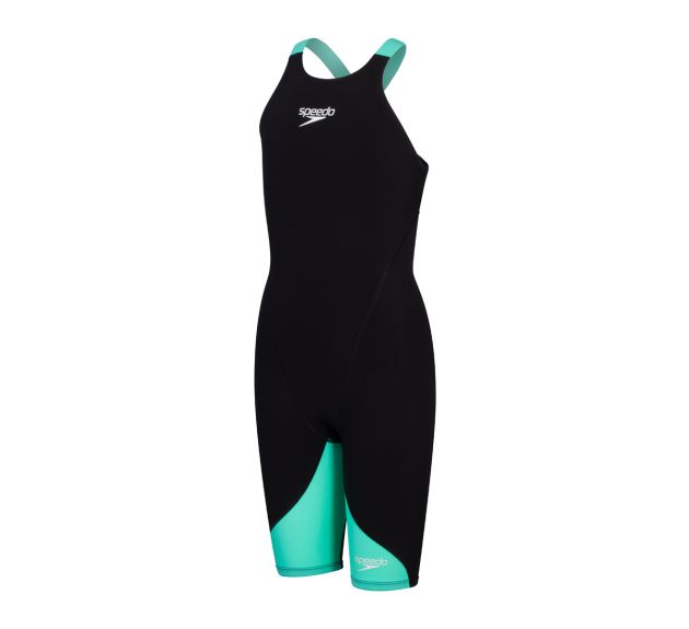 Speedo Fastskin Junior LZR Ignite Kneeskin - Black/Green | Kids Racing Swim  Kneesuits