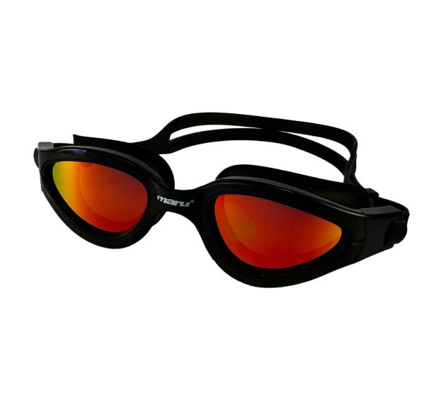 Maru Groove Polarized Mirror Anti Fog Goggle Black